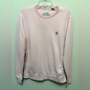 ORIGINAL PENGUIN Fleece Crew Neck Sweatshirt - Parfait Pink